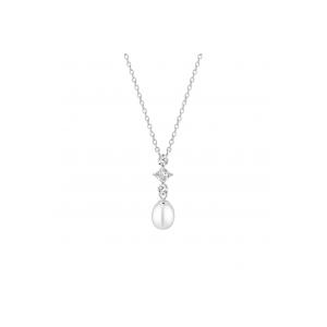 Кулон SK25230N Белый жемчуг